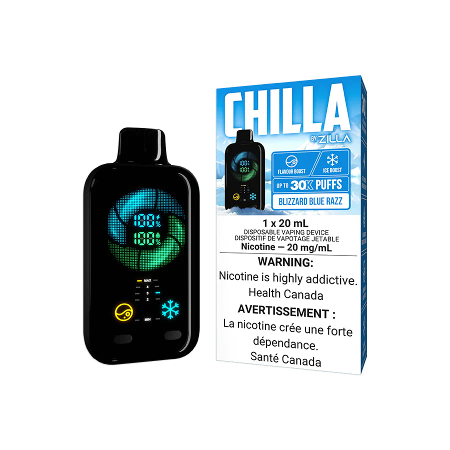 Chilla Disposable 30k - Blizzard Blue Razz