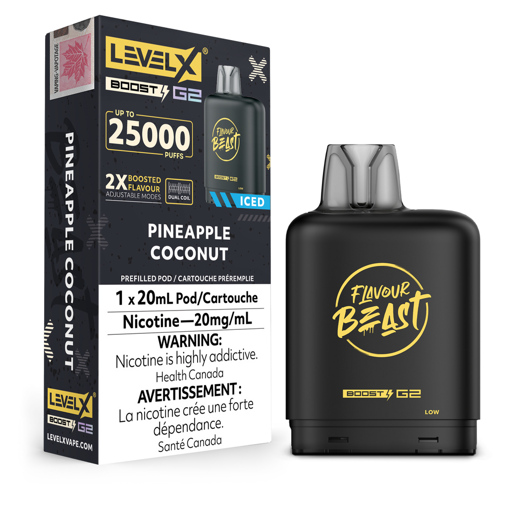 Level X BOOST G2 25k - Pineapple Coconut