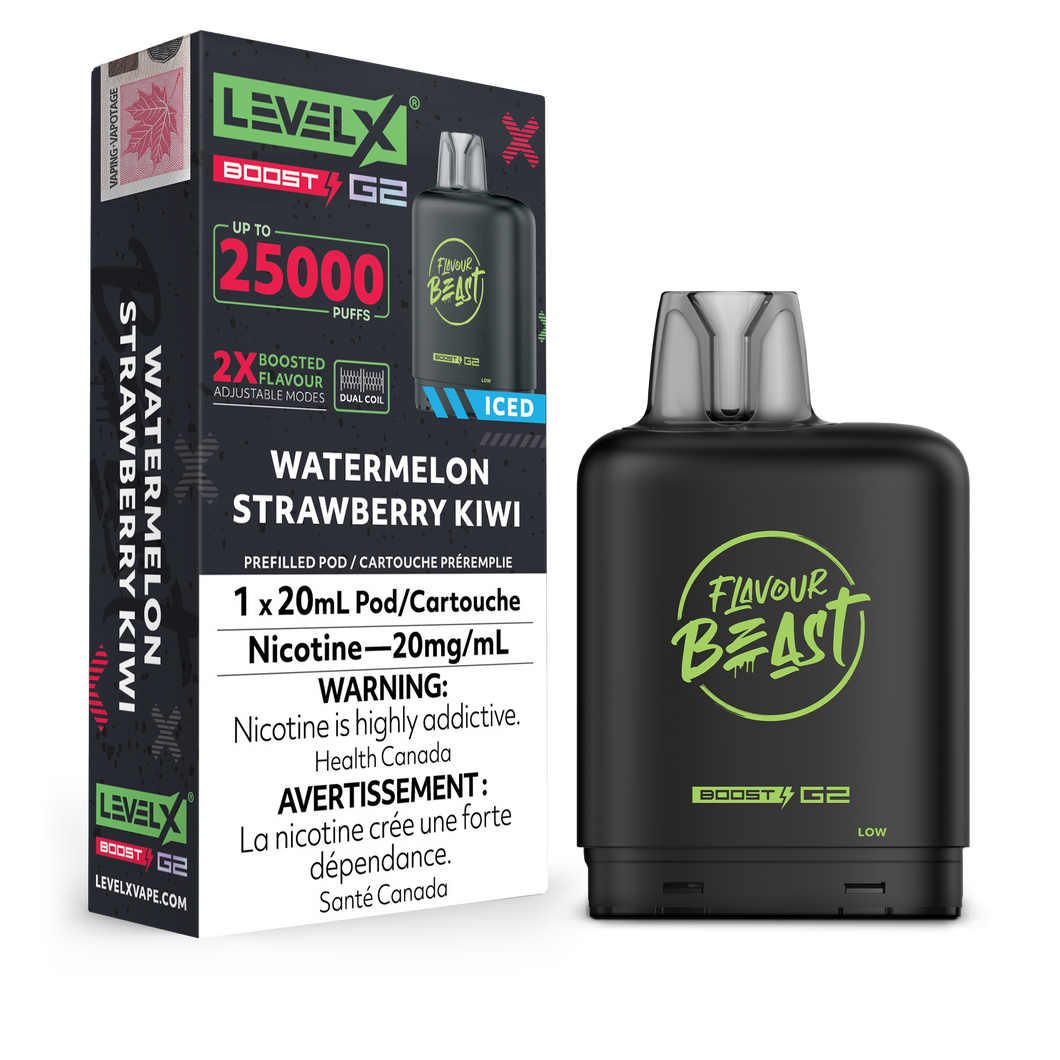 Level X BOOST G2 25k - Watermelon Strawberry Kiwi