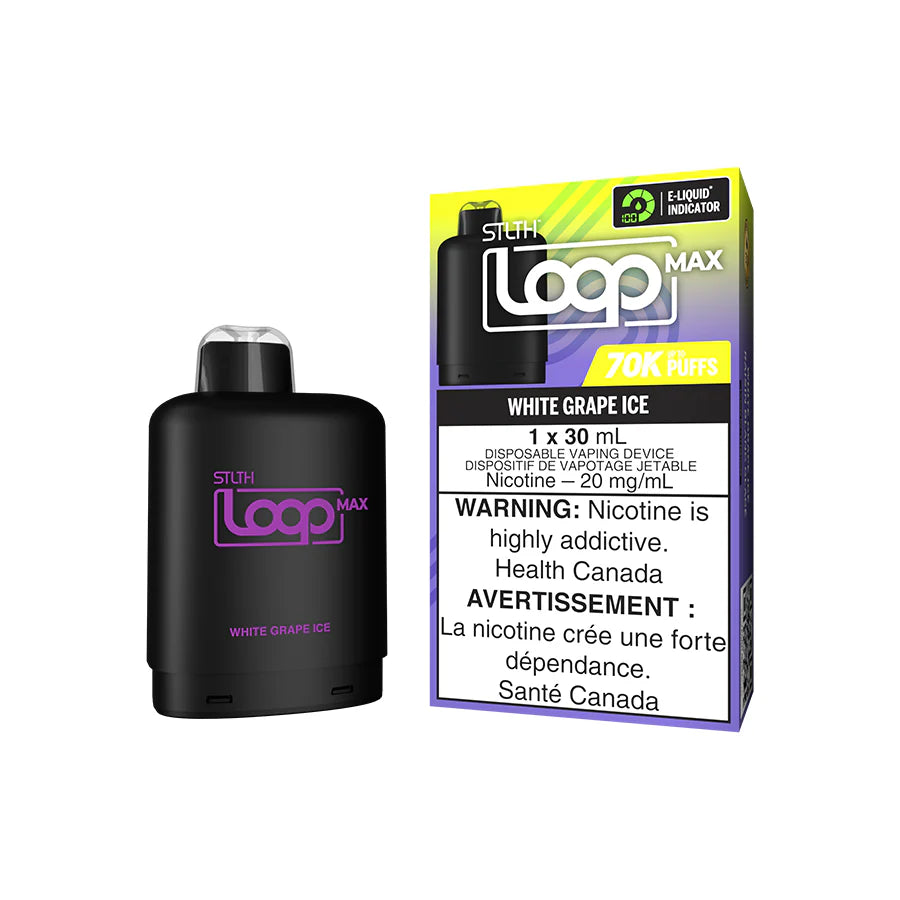 Loop Max 70k - White Grape Ice