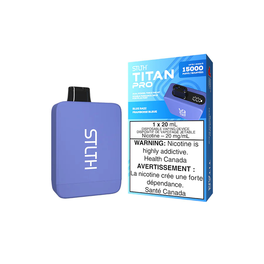 STLTH Titan Pro 15k - Blue Razz Ice