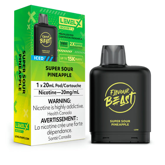 Level X BOOST G2 25k - Super Sour Pineapple