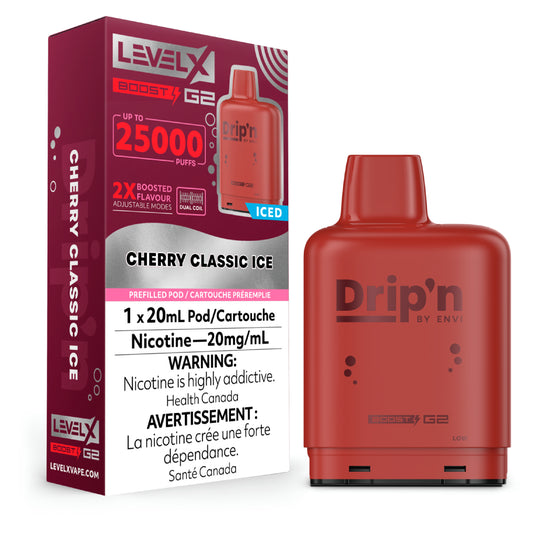 Level X BOOST G2 25k - Drip'n Cherry Classic Ice